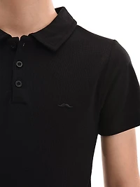 Little Boy's & Solid Polo Shirt