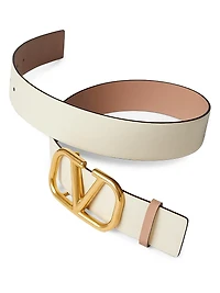 Reversible VLogo Signature Belt Glossy Calfskin 40MM
