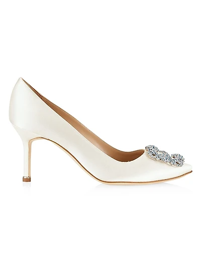Hangisi 70MM Silk-Blend Pumps