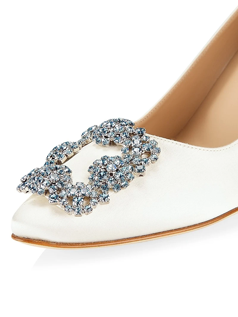 Hangisi 70MM Silk-Blend Pumps