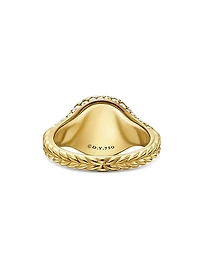 Chevron Pinky Ring 18K Yellow Gold