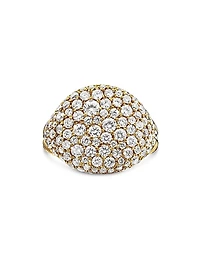 Chevron Pinky Ring 18K Yellow Gold