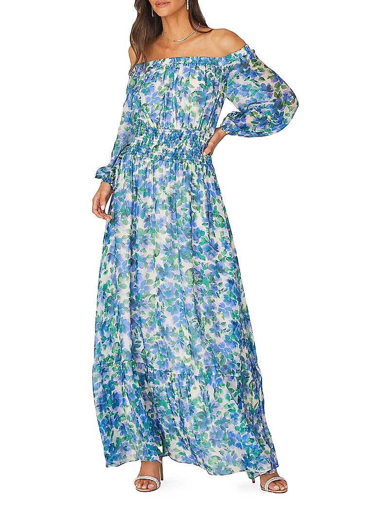 Athena Off-The-Shoulder Maxi Dress