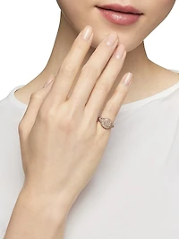 Chevron Pinky Ring 18K Rose Gold