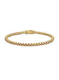 Box Chain Bracelet 18K Yellow Gold 3.4mm