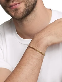 Box Chain Bracelet 18K Yellow Gold 3.4mm