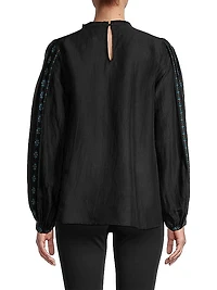 Calico Embroidered Blouse