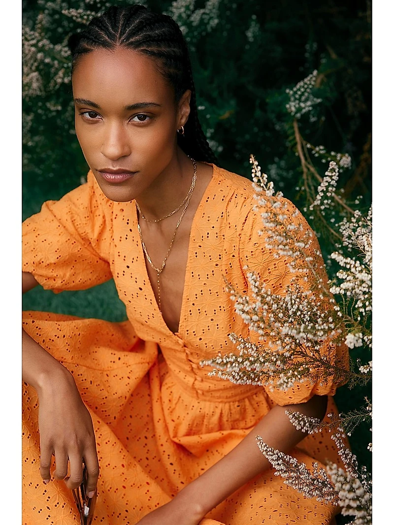 Kelley Broderie Anglaise Maxi Dress