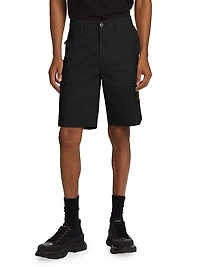 Cotton-Blend Bermuda Shorts