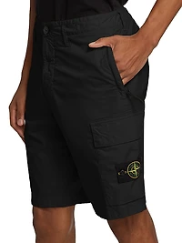 Cotton-Blend Bermuda Shorts