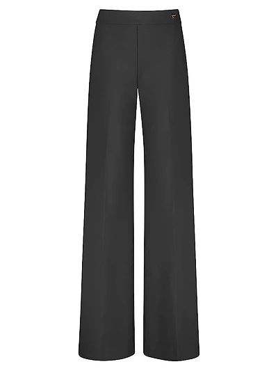 Anouk - Stretch Jersey Wide Leg A-Line Pants