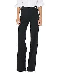 Anouk - Stretch Jersey Wide Leg A-Line Pants