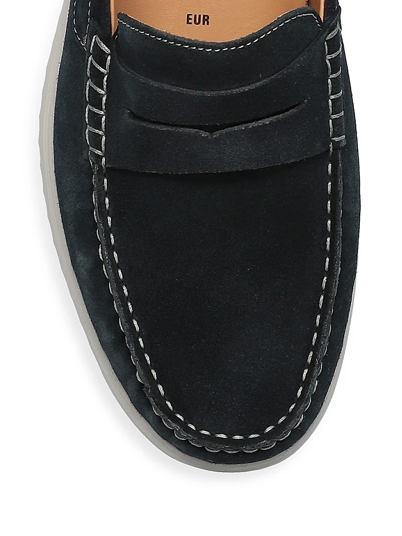 Titouan Suede Moccasin Loafers