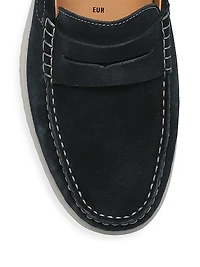 Titouan Suede Moccasin Loafers