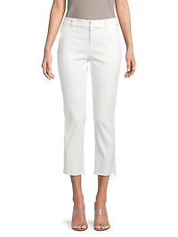 Straight-Leg Ankle Denim Trousers