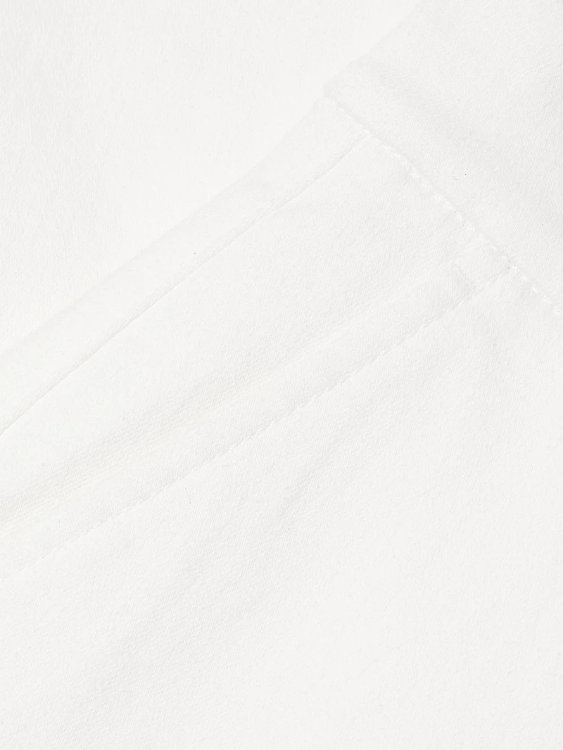 Straight-Leg Ankle Denim Trousers