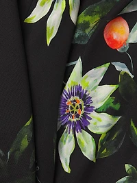 Lucrezia Floral Silk Midi-Dress