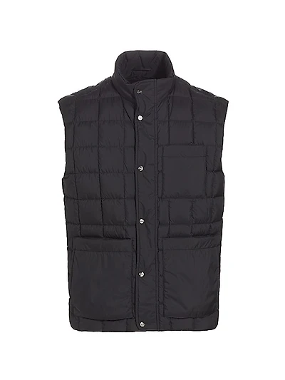 Ecoage Square Quilted Nylon Down Vest