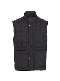 Ecoage Square Quilted Nylon Down Vest