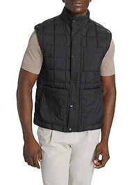 Ecoage Square Quilted Nylon Down Vest