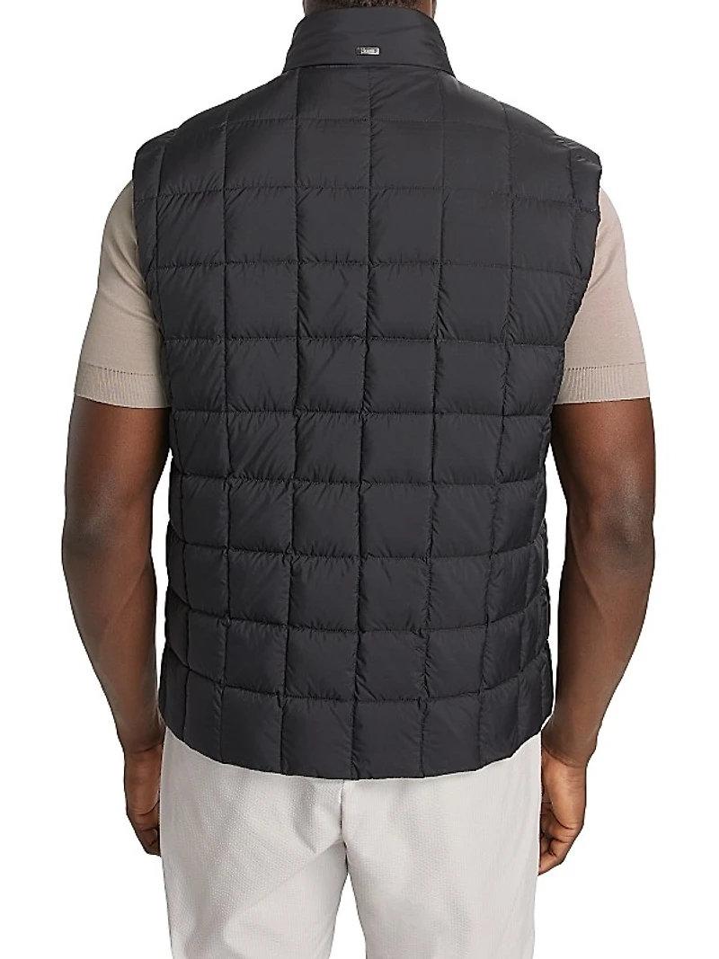 Ecoage Square Quilted Nylon Down Vest