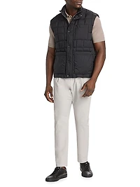 Ecoage Square Quilted Nylon Down Vest
