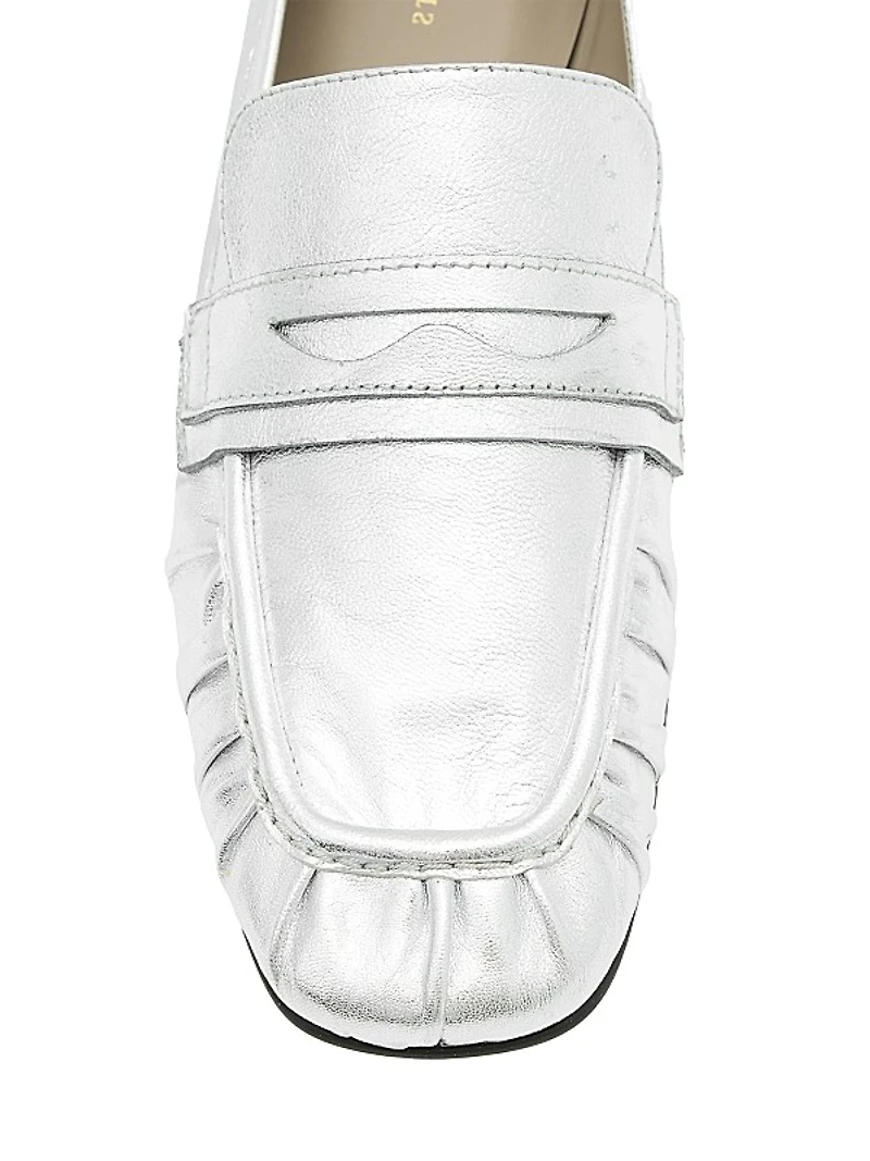 Sapphire Leather Loafers