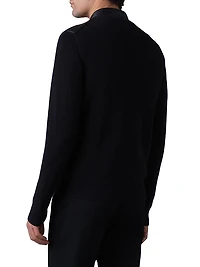 Dominic Knit Mixed-Media Jacket