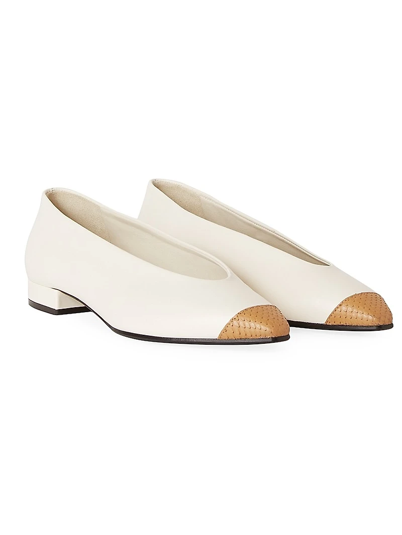Rebecca Cap-Toe Ballet Flats