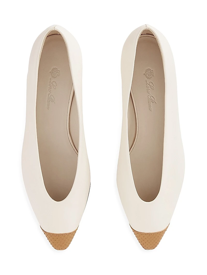 Rebecca Cap-Toe Ballet Flats