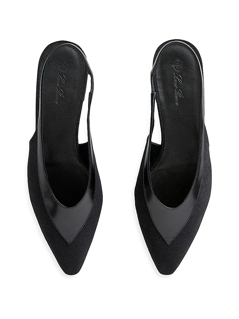 Rebecca Wool & Leather Flats