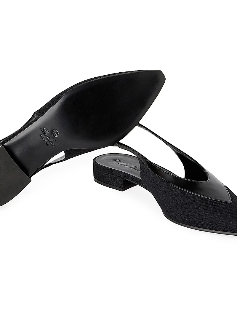 Rebecca Wool & Leather Flats
