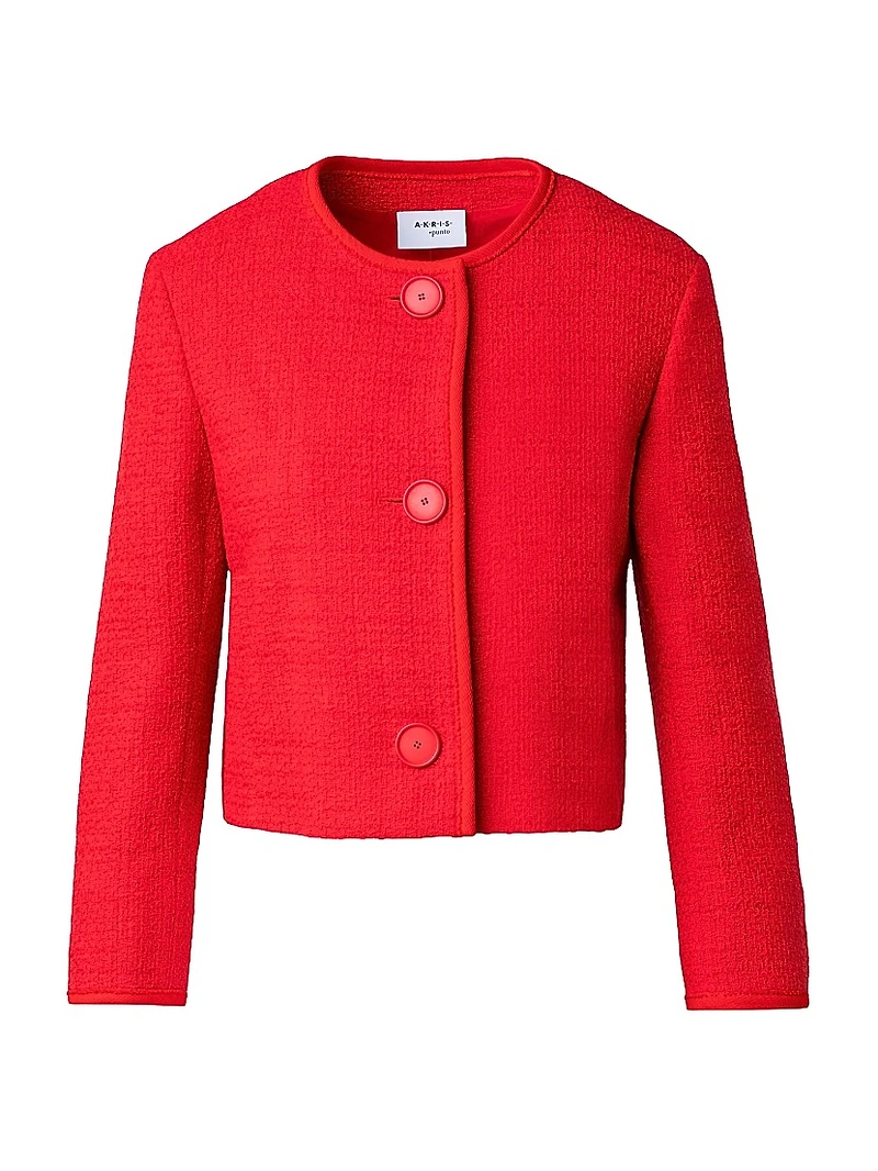 Bouclé Tweed Jacket