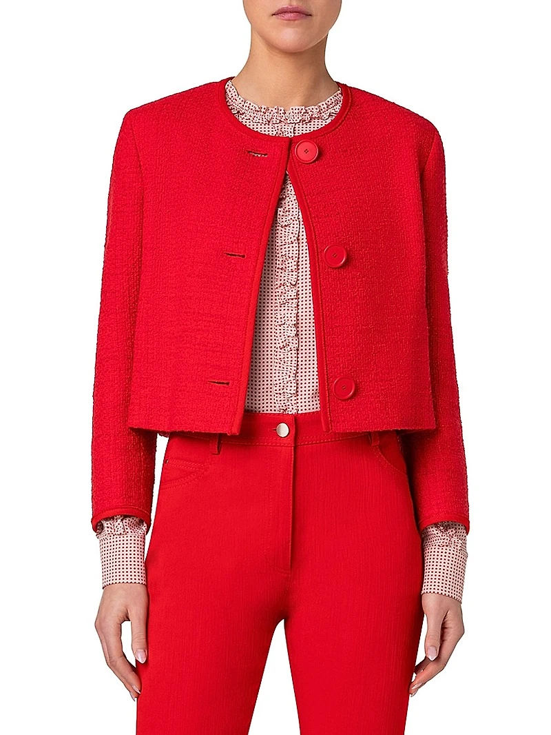 Bouclé Tweed Jacket