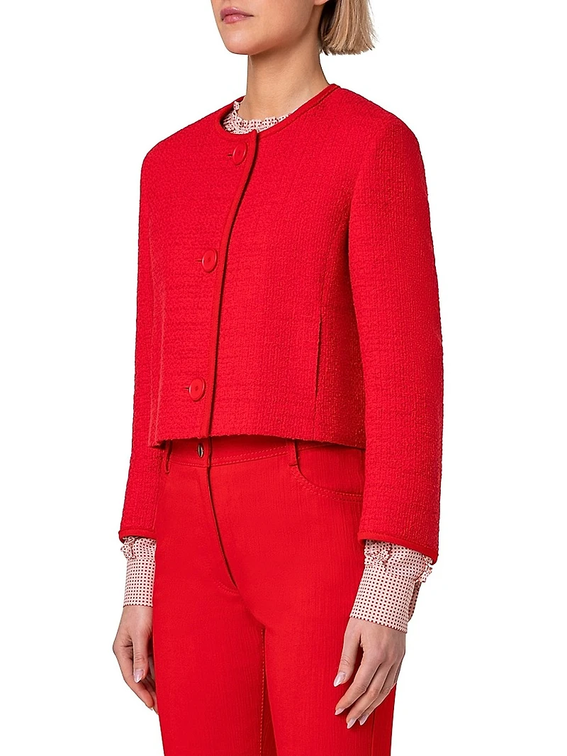 Bouclé Tweed Jacket