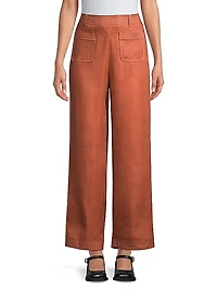 Eyenid High-Rise Wide-Leg Pants
