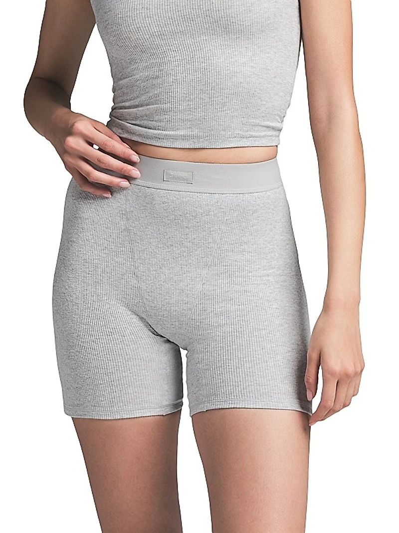 Cotton Rib 3-Pack Boxer
