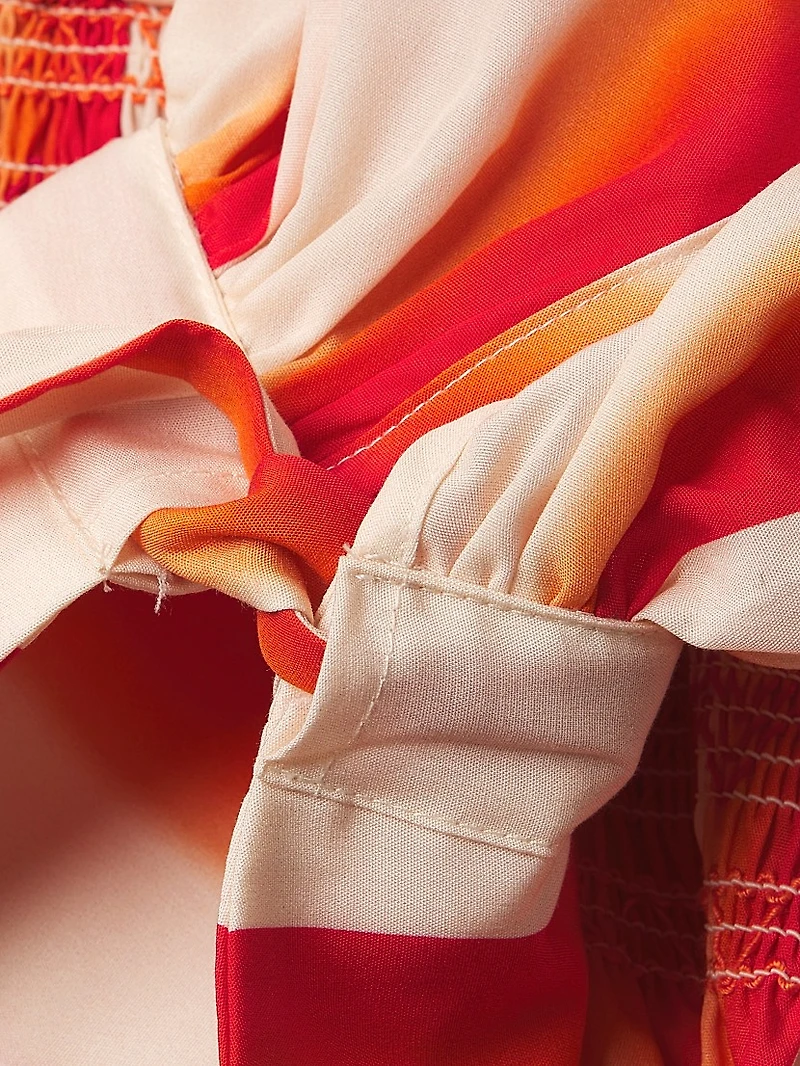 Striped Mini Shirtdress