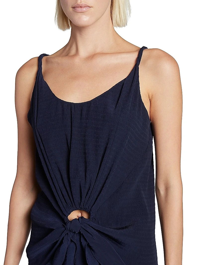 Knotted Sleeveless Top