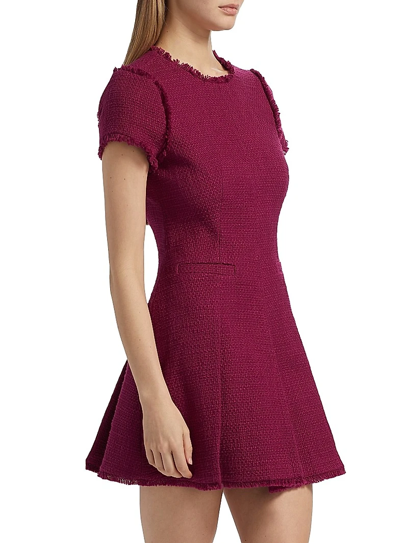 Nova Cotton Tweed Minidress