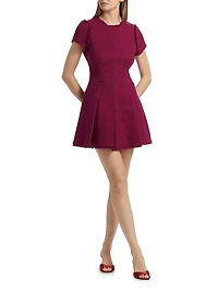 Nova Cotton Tweed Minidress