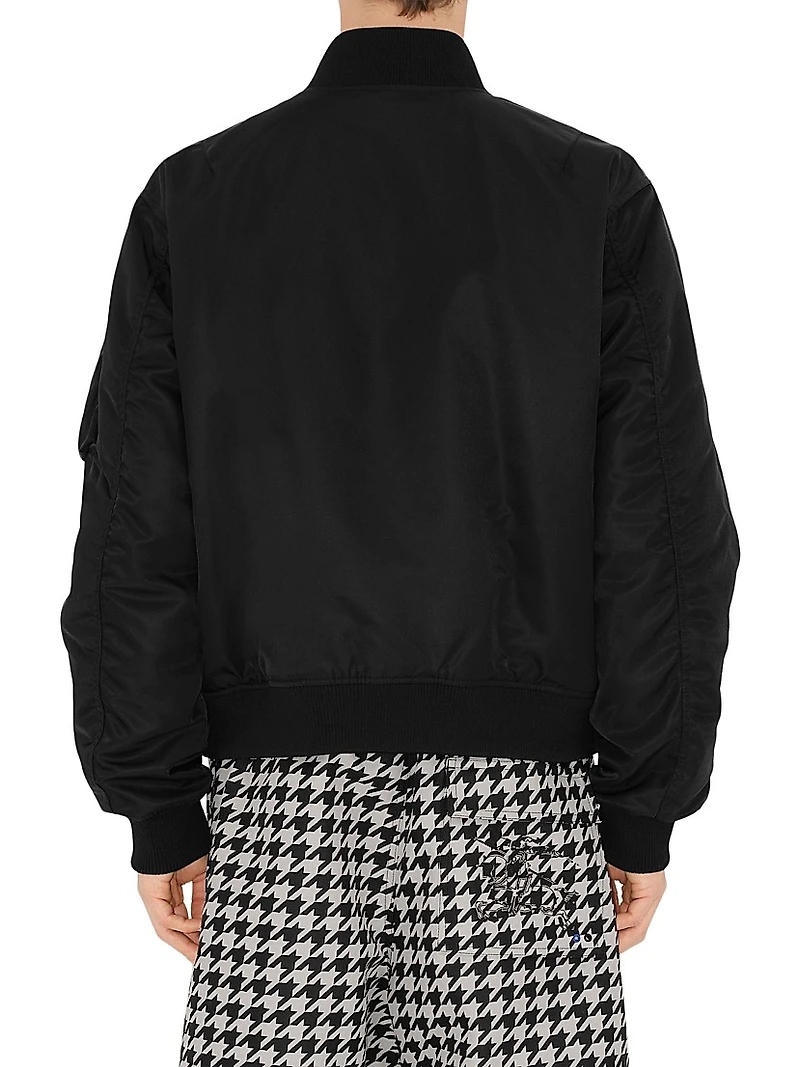 Nylon Bomber Jacket