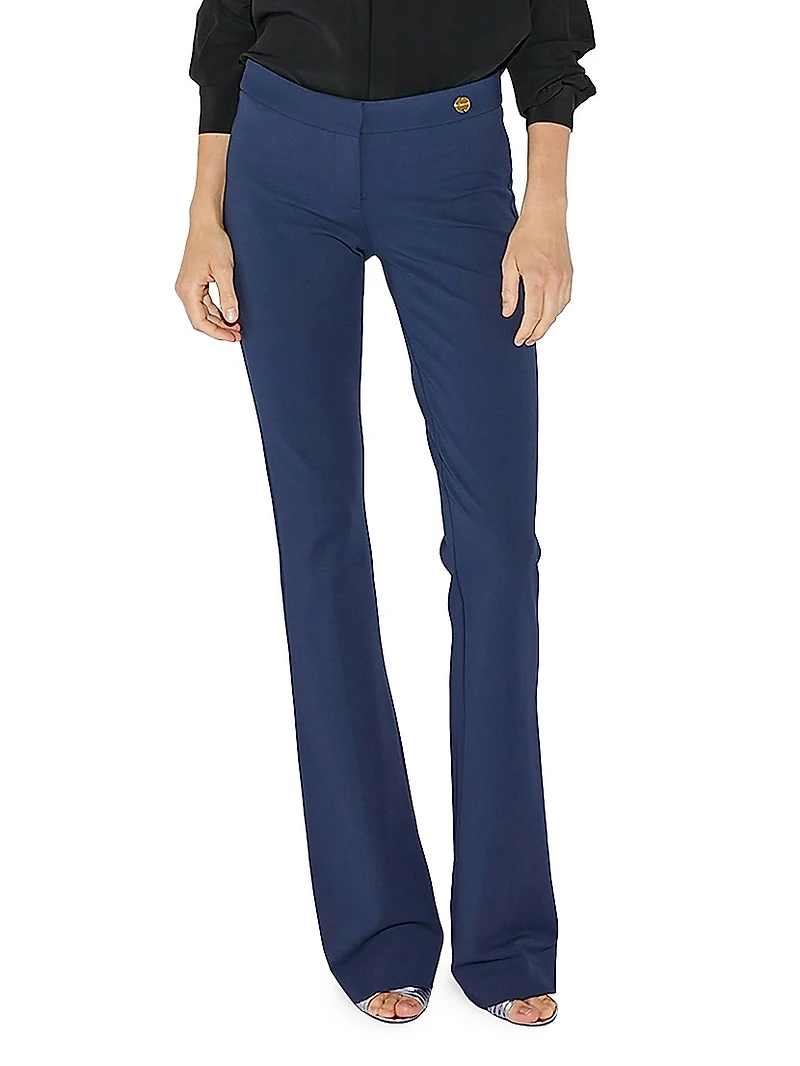 Jules - Stretch Jersey Fit And Flare Pants