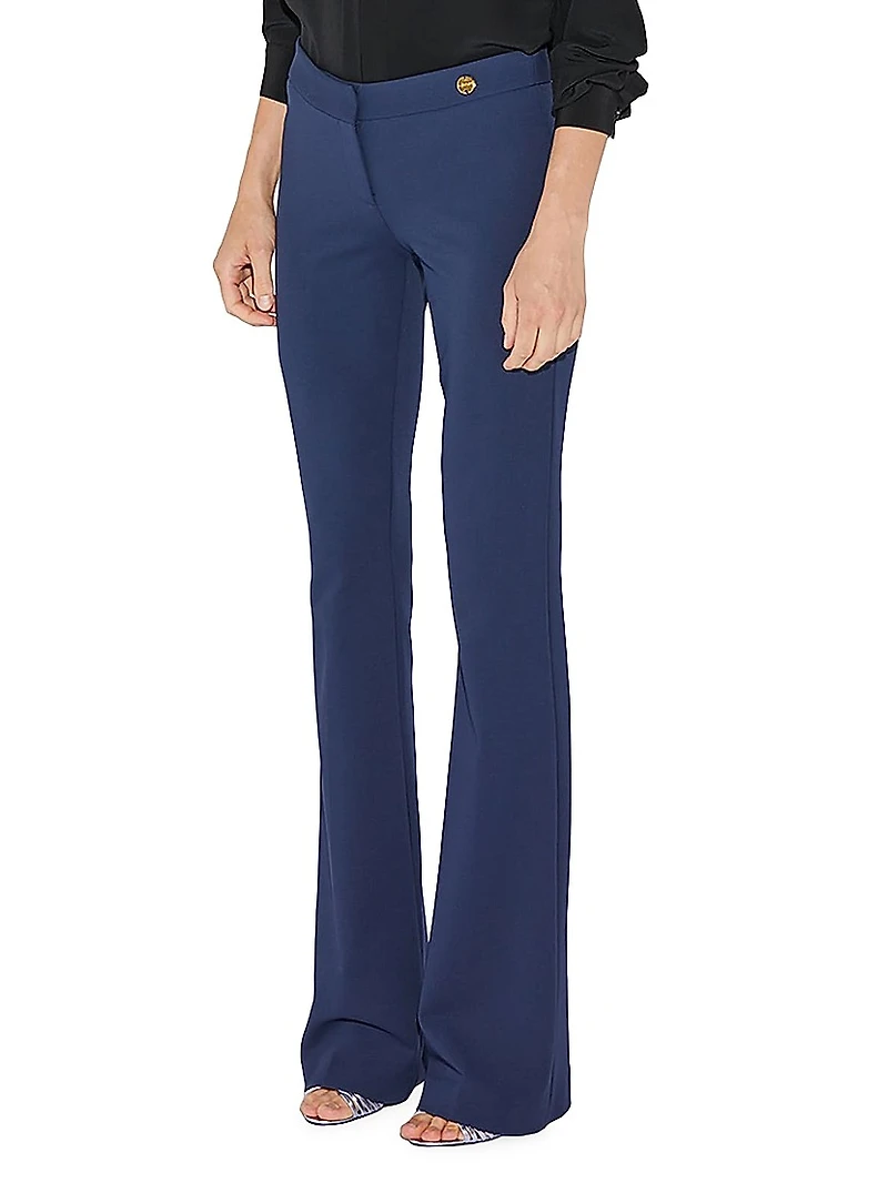 Jules - Stretch Jersey Fit And Flare Pants