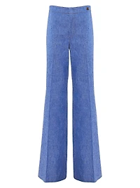 Jane - Stretch Denim Flare-leg High Waist Jeans