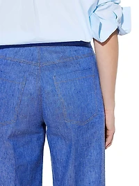 Jane - Stretch Denim Flare-leg High Waist Jeans