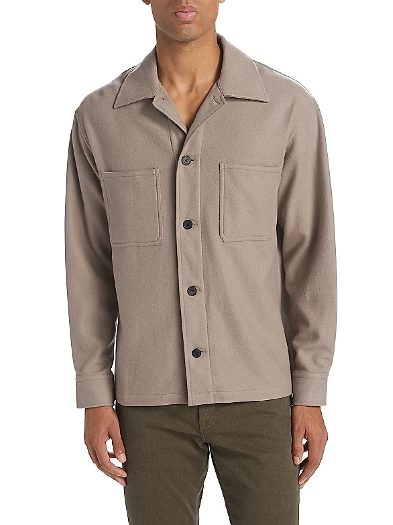 Collared Shirt Jacket