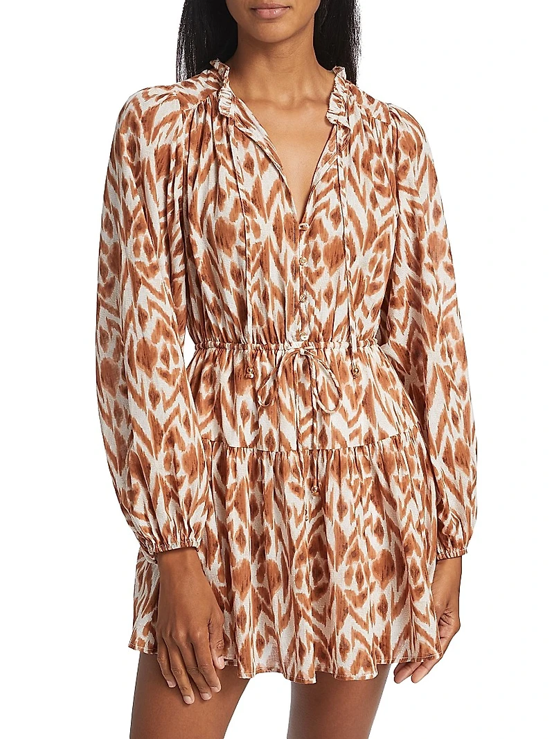 Marisa Ikat-Inspired Minidress