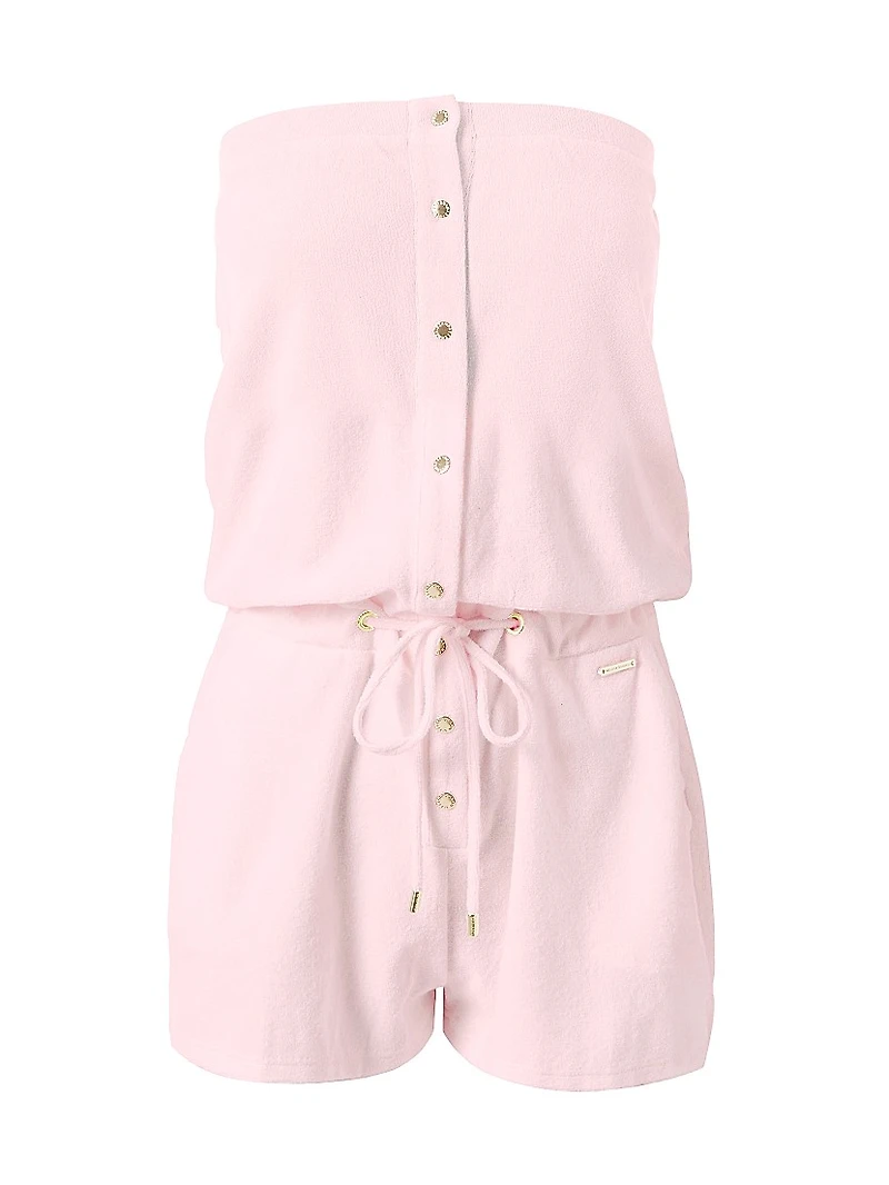 Venus Terry Strapless Romper