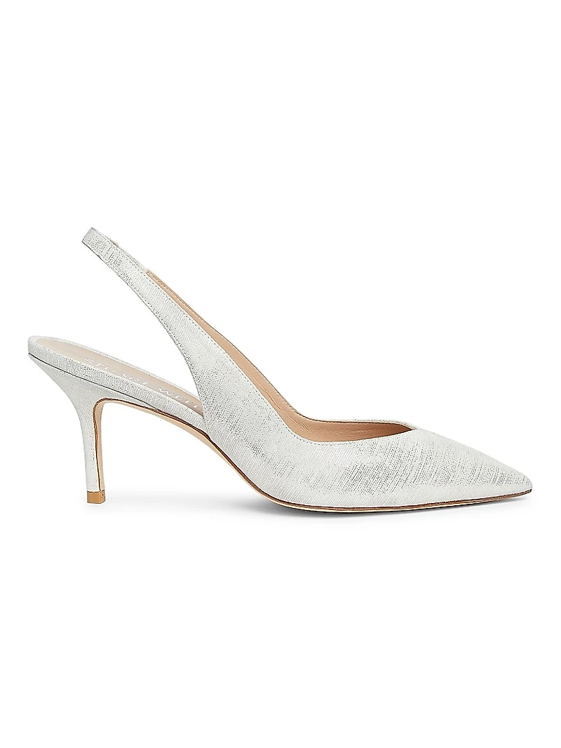Eva 75MM Leather Slingback Pumps